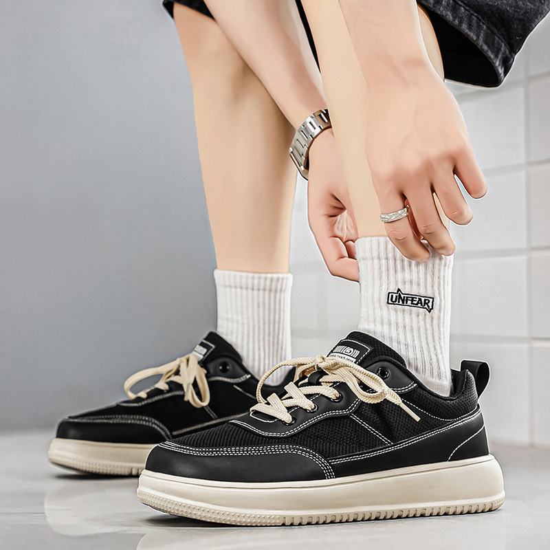 New Large-size Mesh Sneakers Foreign Trade, Versatile Sports For Wide Feet, Wide-toed Casual German Training Shoes,_vogvips.com