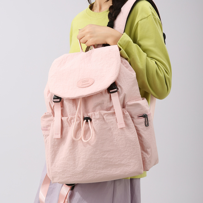 2025 Lightweight Backpack Women's Outdoor Camping Style Hiking Mountaineering Bag Versatile Simple Casual Backpack Same Style for Men and Women