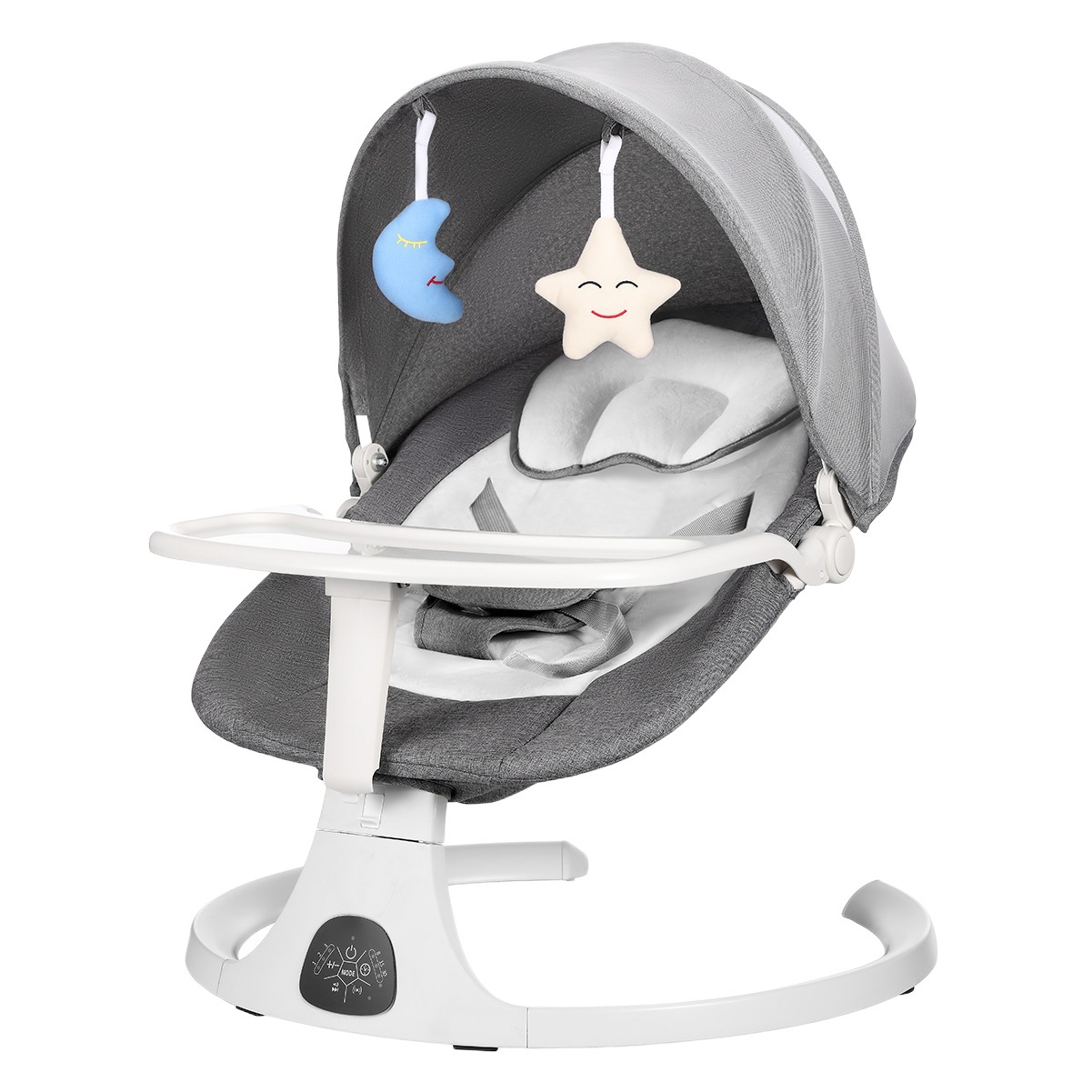 Columpio para bebé, silla mecedora eléctrica para bebé, silla calmante para bebé para convencer al bebé para dormir y acostarse, artefacto para bebé recién nacido image 1