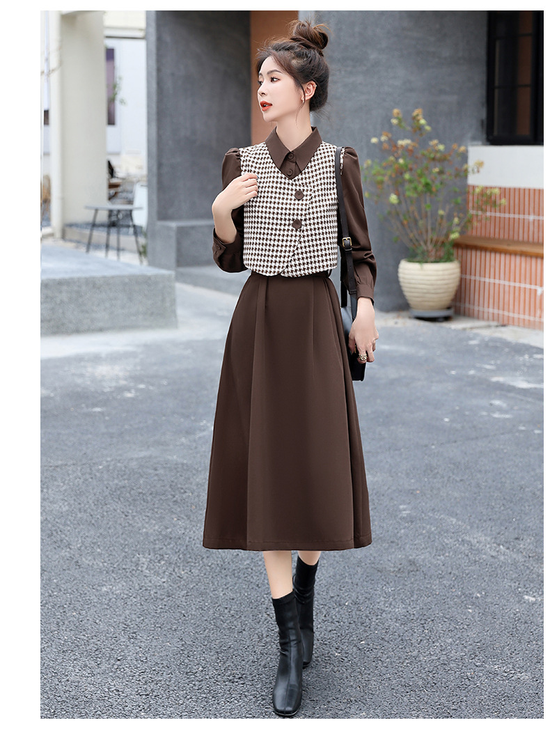 C9750 1640K ĐỒ BỘ NỮ HANTDC CẢ BỘ 2 MÓN MÙA XUÂN THU ĐÔNG KẺ CARO THỜI TRANG NỮ G05 SẢN PHẨM MỚI