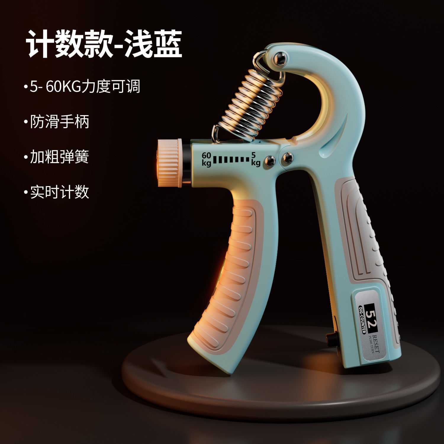 Super suave conteo agarre fitness rehabilitación bola agarre mano entrenador brazo anillo dedo entrenador al por mayor