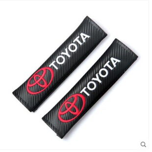 Suitable for Toyota modified TRD RACING carbon fiber seat belt shoulder pad car seat belt sheath Assembly