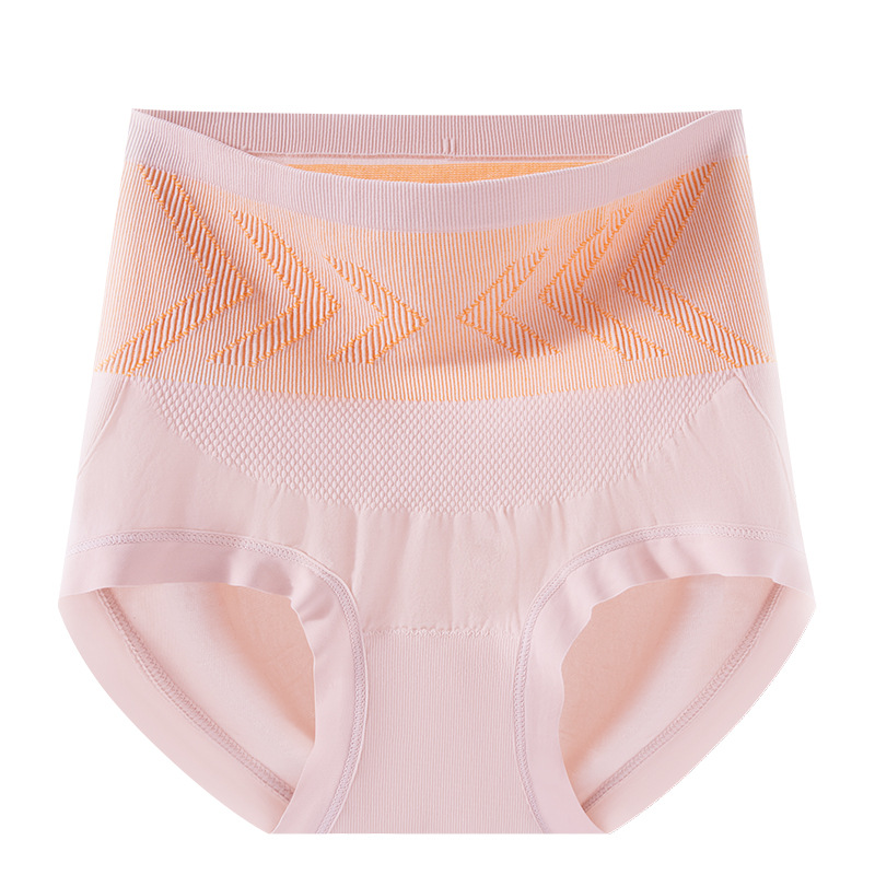 Línea de cintura de oro negro, cintura alta, abdomen, calzoncillos de cadera, barriga pequeña, entrepierna antibacteriana 10A, transpirable, plástico ligero, calzoncillos para mujer