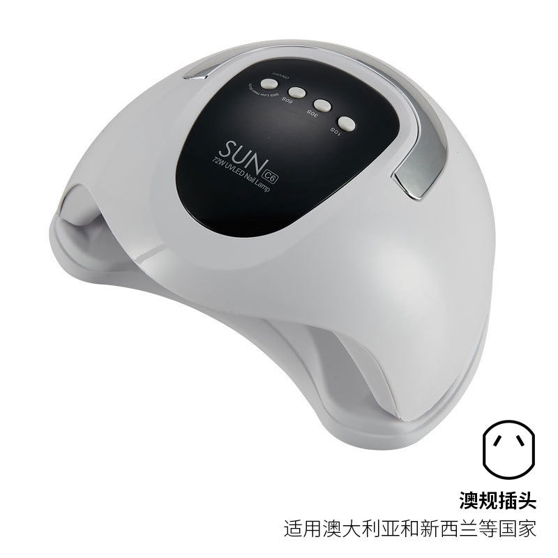 Luz de manicuras transfronterizas 78W máquina de manicuras de alta potencia luz de terapia de uñas tienda de manicuras luz de curado de uñas UV máquina de terapia de luz de pegamento de nail