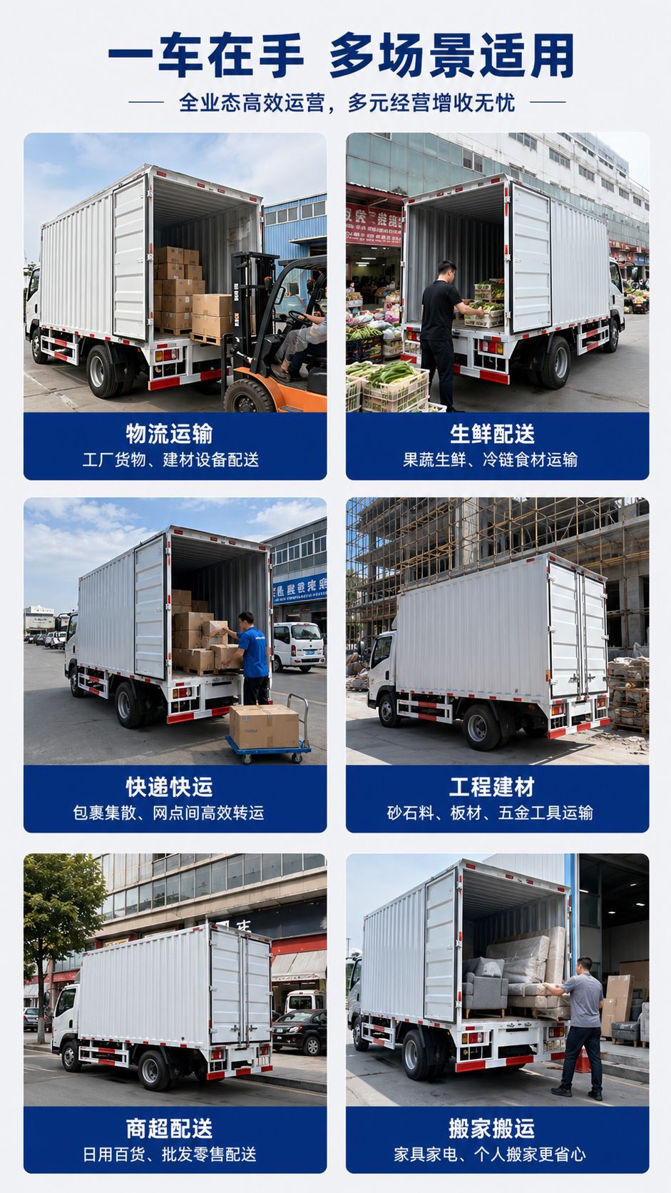 Export truck, light mining truck, self-loading, HOWO truck, small micro box truck, diesel-powered flatbed box truck