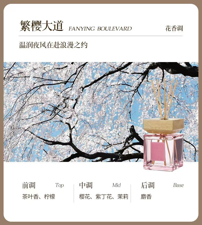 Encanto oriental 500ML Aromaterapia sin fuego de gran capacidad, sala de estar del hotel, interior del hogar, expansión duradera de la fragancia, aromaterapia de ratán