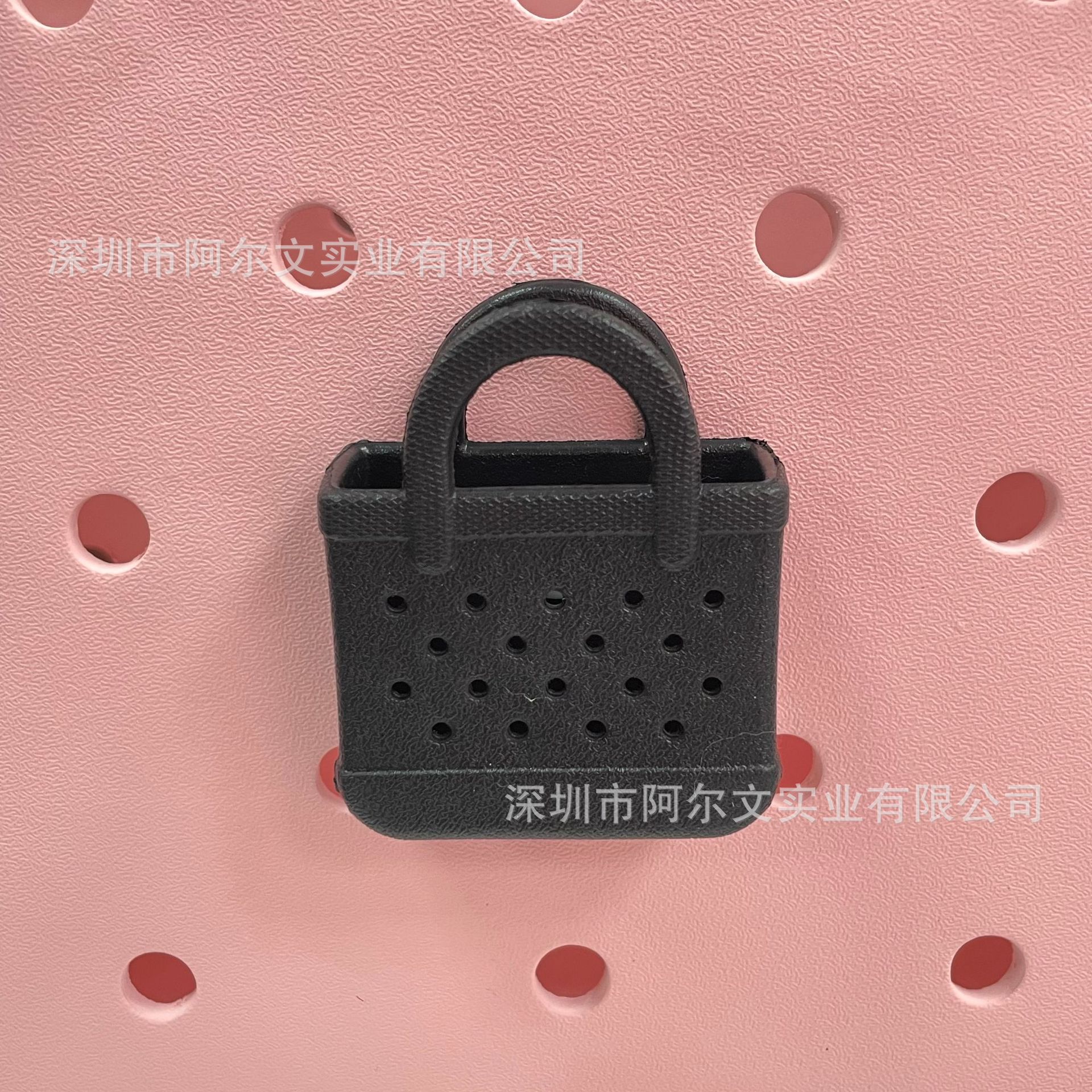 블랙 미니 백 펜던트