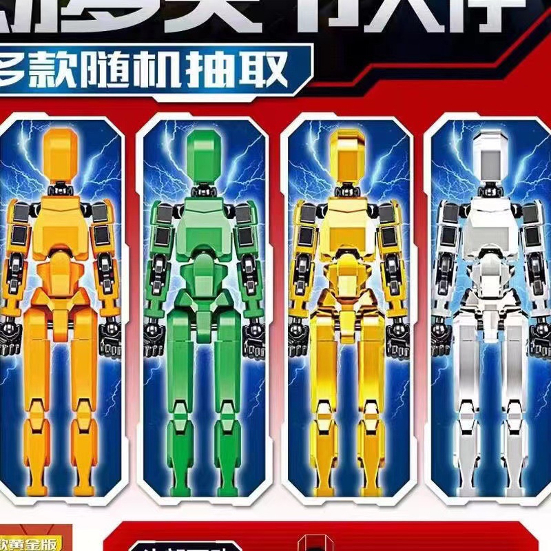 Muñecas multiarticuladas ultra móviles diy escondidas mecha modelo de juguetes para niños bolsas ciegas muñecas para niños