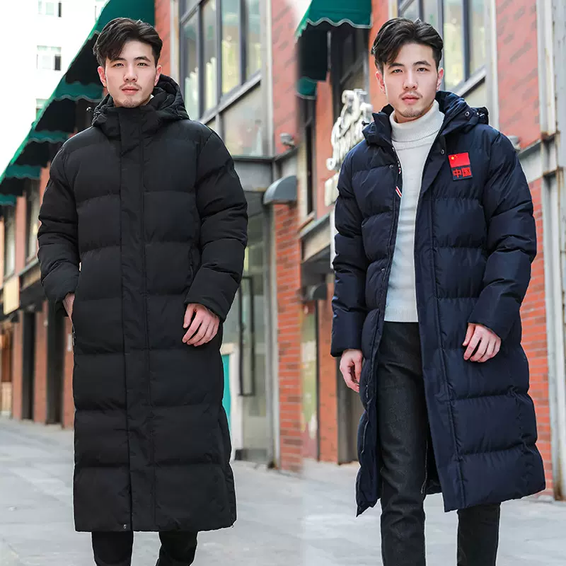 中国队运动大衣男长款体育生棉衣冬季训练服冬训羽绒棉袄体院保暖