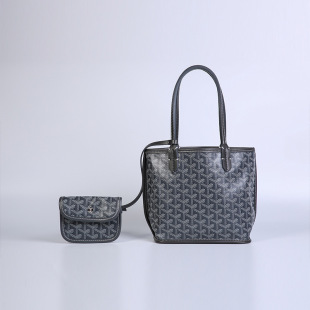 Double-sided small beach one-shoulder bag, genuine leather