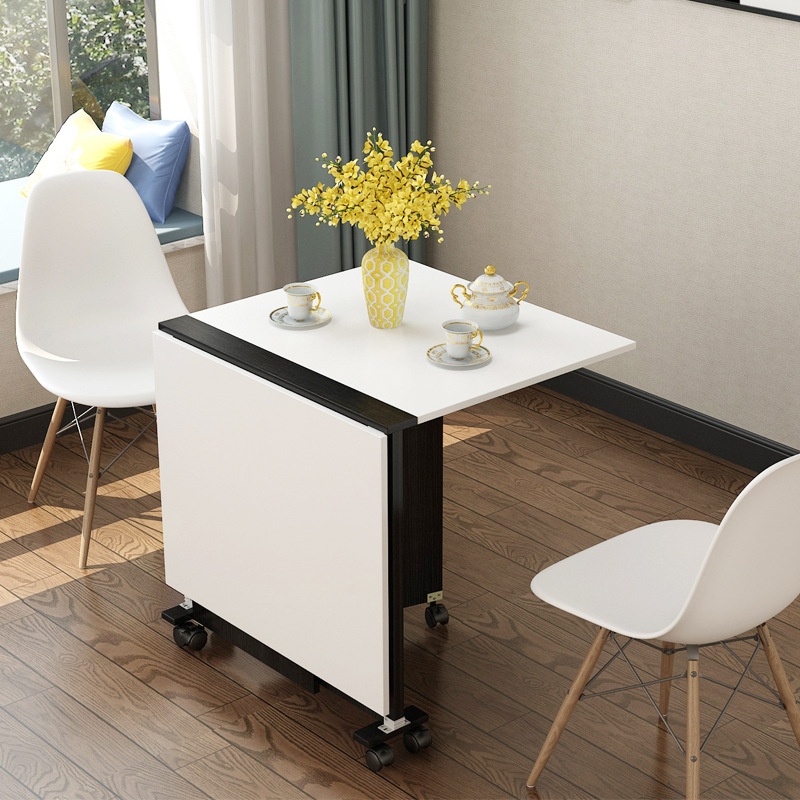 Mesa plegable pequeña para comedor doméstico 4 personas