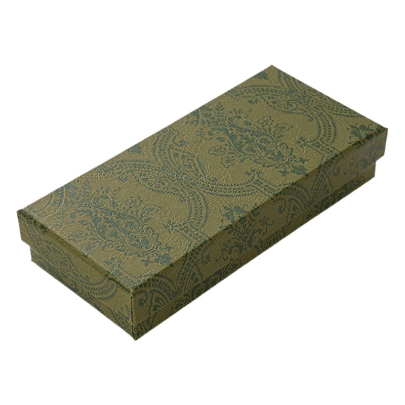 Fabricante en stock impresión clásica multi-color caja de reloj tapa caja de almacenamiento rectangular caja de reloj cuadrada