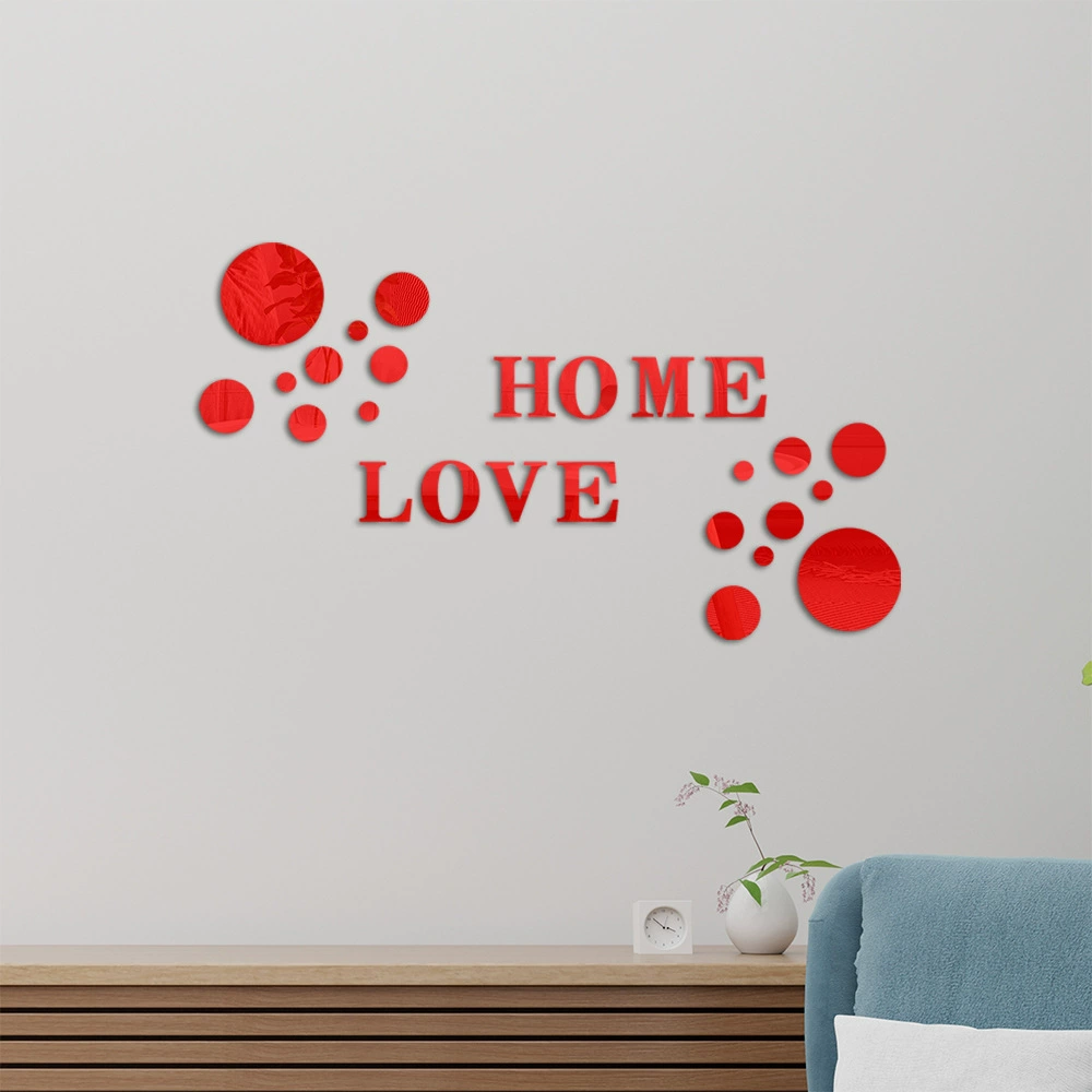 Украшение для гостиной 3D акриловая Наклейка на стену гостиная спальня детская комната общежитие фон украшение стены