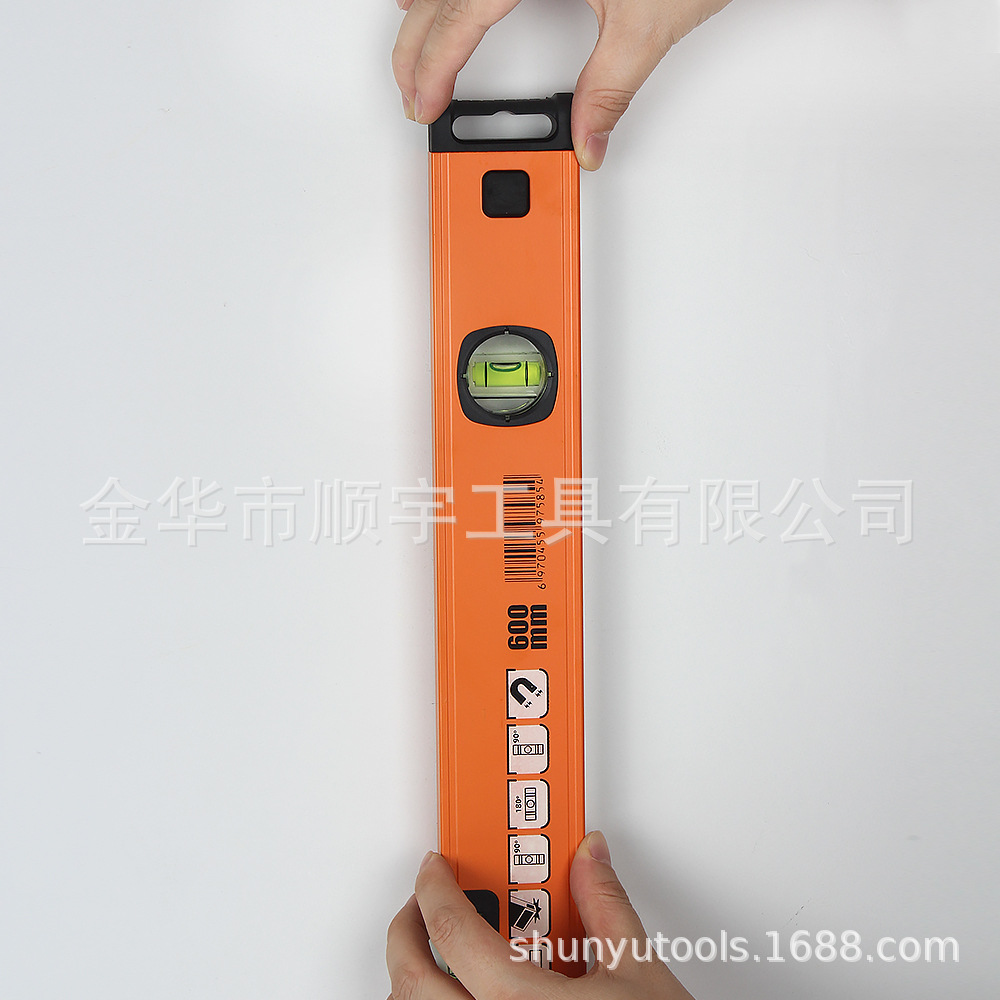 Rongpro铝合金高精度多功能家用装修水平尺高精度防摔带水