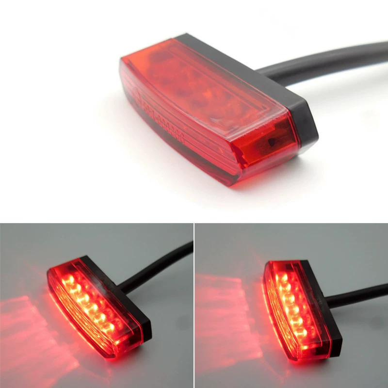 CH-2010 Электросамокат задняя подсветка LED мини тормозной свет свет мотоцикл LED ночная беговая подсветка
