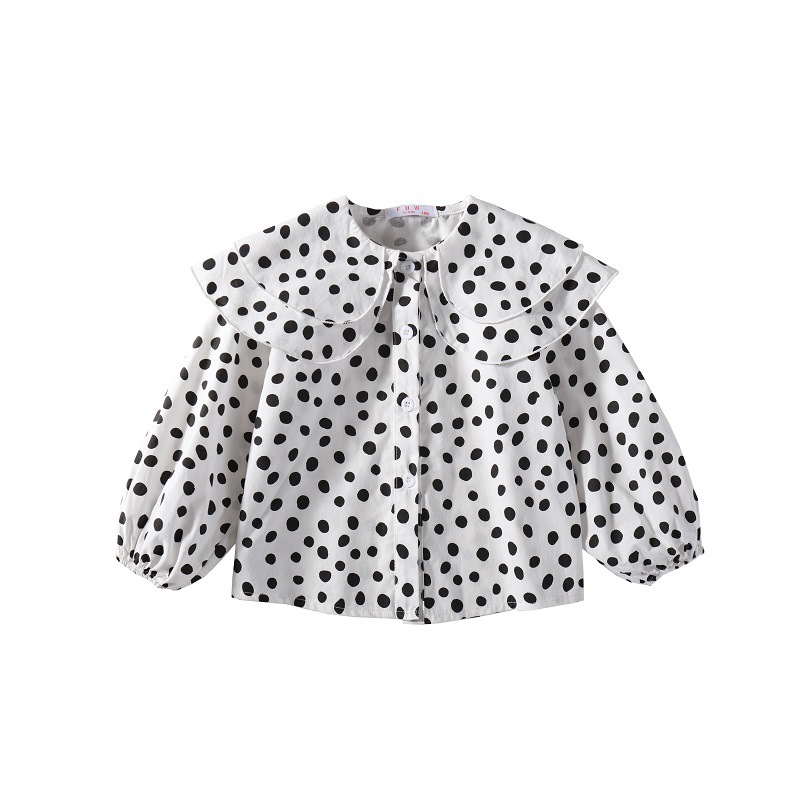 Camisa de las muchachas otoño 2024 Nueva casual Camisa de manga larga para niños de estilo occidental lindo bebé niñas Moda de algodón Moda