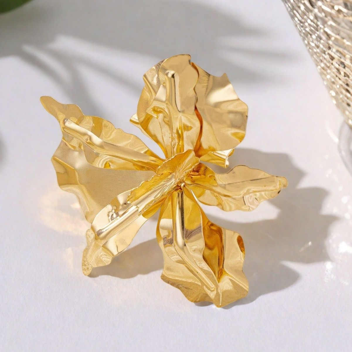 Elegante Und Einzigartige Dreidimensionale Blumenbrosche_voghion.com