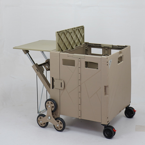 Outdoor camping van pull-along foldable portable large capacity storage rack multi-functional camping