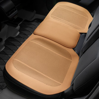 Car Seat Cushion Summer – Seat cushion, seat cover - type-b-thin-pad-amber-brown-rear-row-1-piece