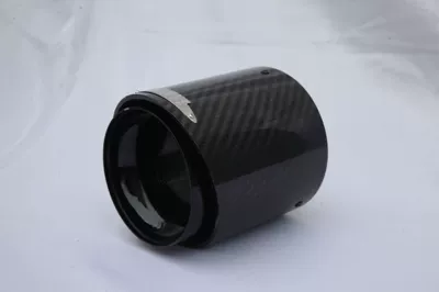 Exhaust pipe tail throat suitable for BMW - large-bright-f-series-baked-black