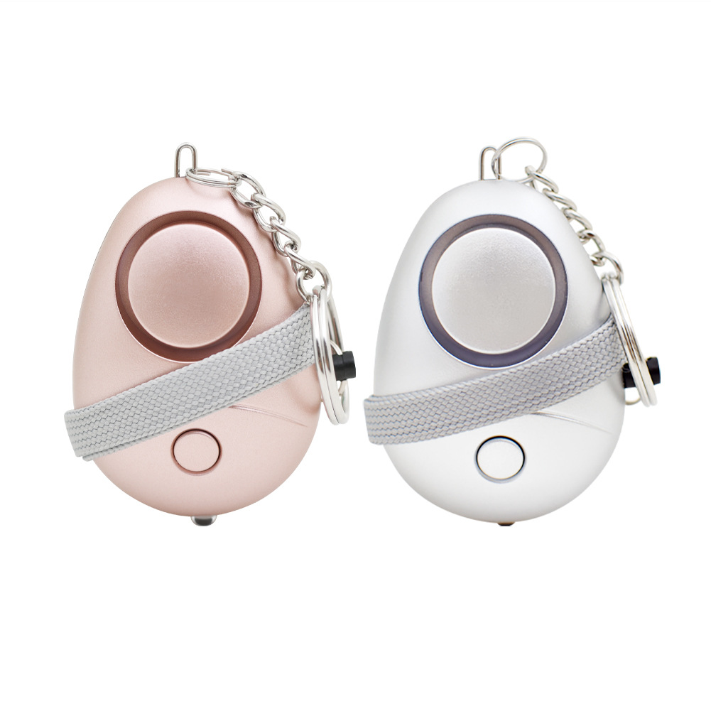 Alarma Personal de Tirador Portátil con Luz LED para Mochila y Llavero