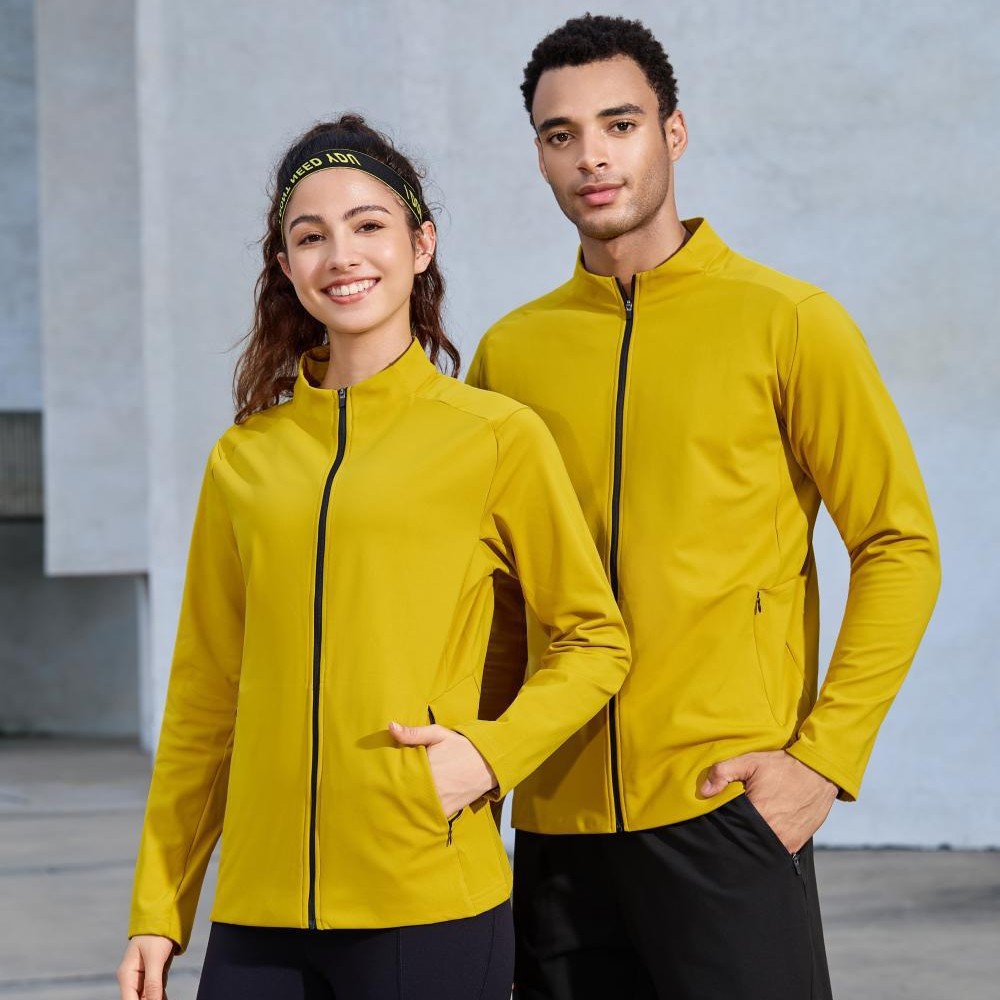 Nueva chaqueta deportiva de baloncesto para hombres y mujeres con logotipo impresa con cremallera ropa de trabajo 2025 otoño y invierno para correr trabajo de acondicionamiento físico
