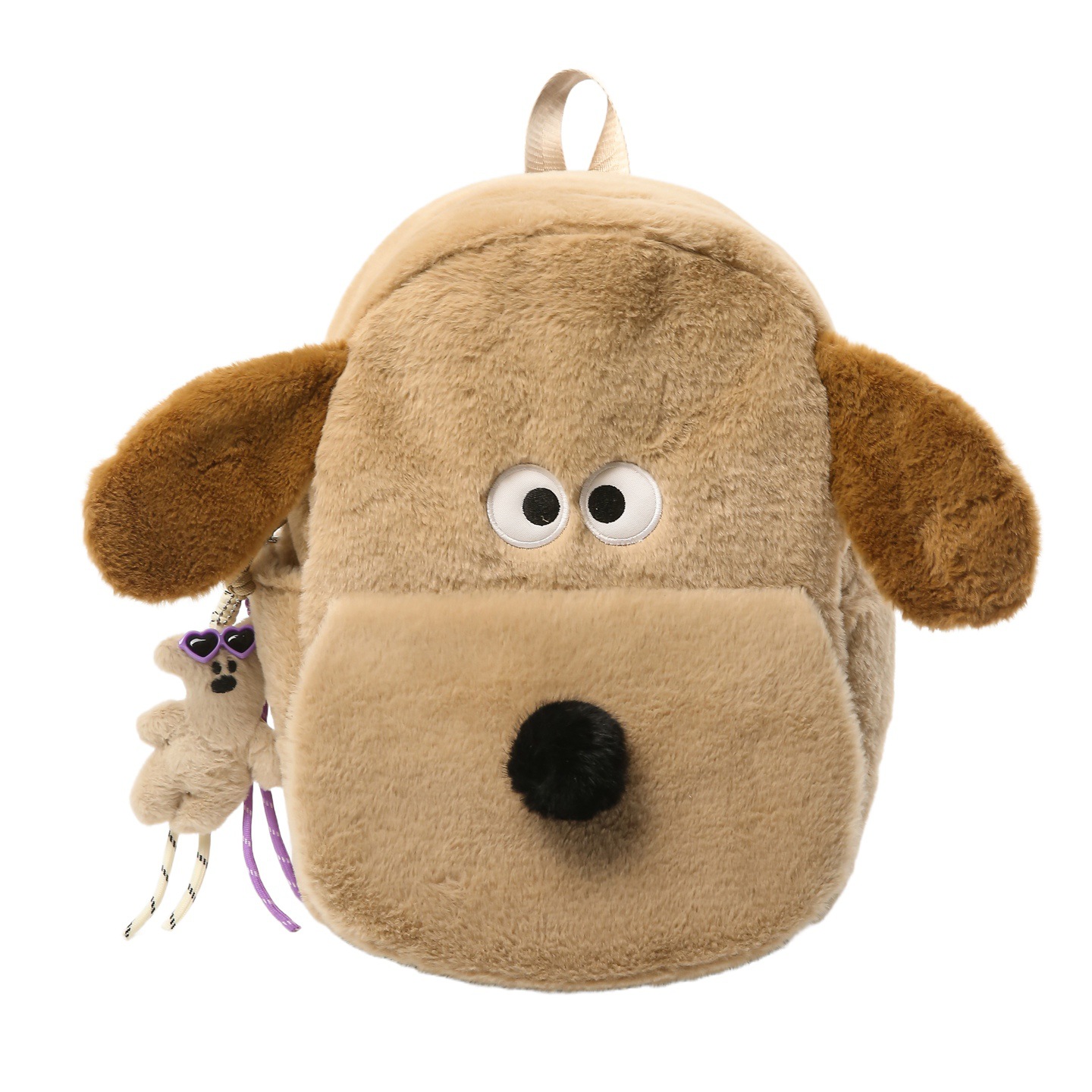 Mochila de peluche de dibujos animados, mochila de peluche de gran capacidad para estudiantes, mochila de clase, 2026 mochila de peluche de niña encantadora