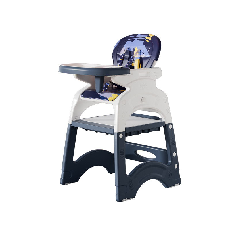 Silla de comedor para niños, mesa de bloques de construcción para bebés para uso doméstico, mesa de aprendizaje multifuncional, ruedas giratorias, silla de comedor desmontable, mesa y silla de juego