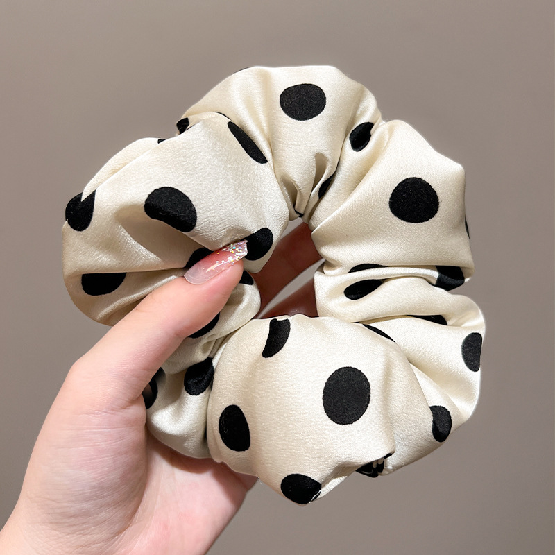 Anillo de cabello de intestino grande coreano para mujeres de alto nivel toallas cuadradas cuerdas de cabello de alta elasticidad y elásticas duraderas flojas flojas