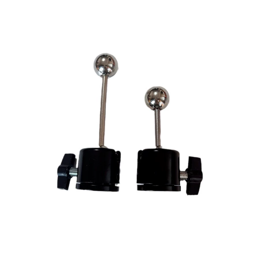 Двойной шар, вращающаяся на 360 градусов металлическая камера с панорамированием/наклоном, мобильный телефон, кронштейн для прямой трансляции, аксессуары, накладной снимок, горизонтальный и вертикальный зажим с шаровым отверстием