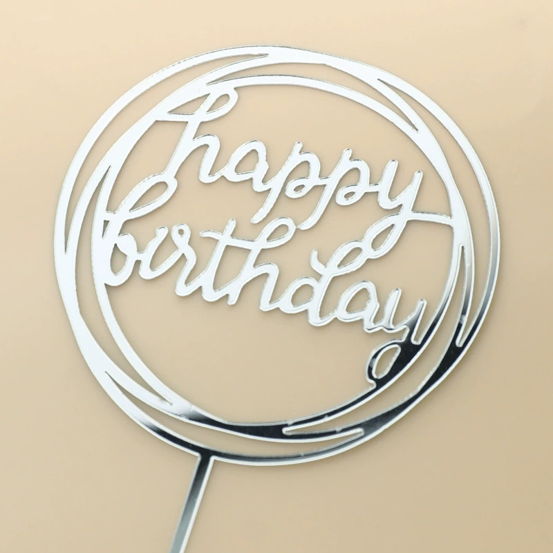 Украшение для торта «Happy Birthday», вставной декор, креативные вставные украшения для дня рождения