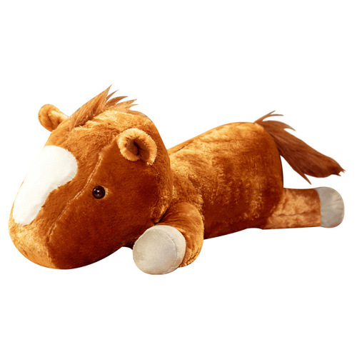 Cute lying horse watch pillow, ugly boy doll, Amazon cross-border plush anime toy