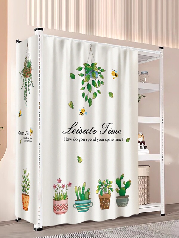 Shelf Cover Curtain, Storage Rack, Storage Cabinet, Clutter Cover Curtain, Stainless Steel No-Drill Iron Shelf Dust Cover Shelf Cover Curtain, Storage Rack, Storage Cabinet, Clutter Cover Curtain, Stainless Steel No-Drill Iron Shelf Dust Cover