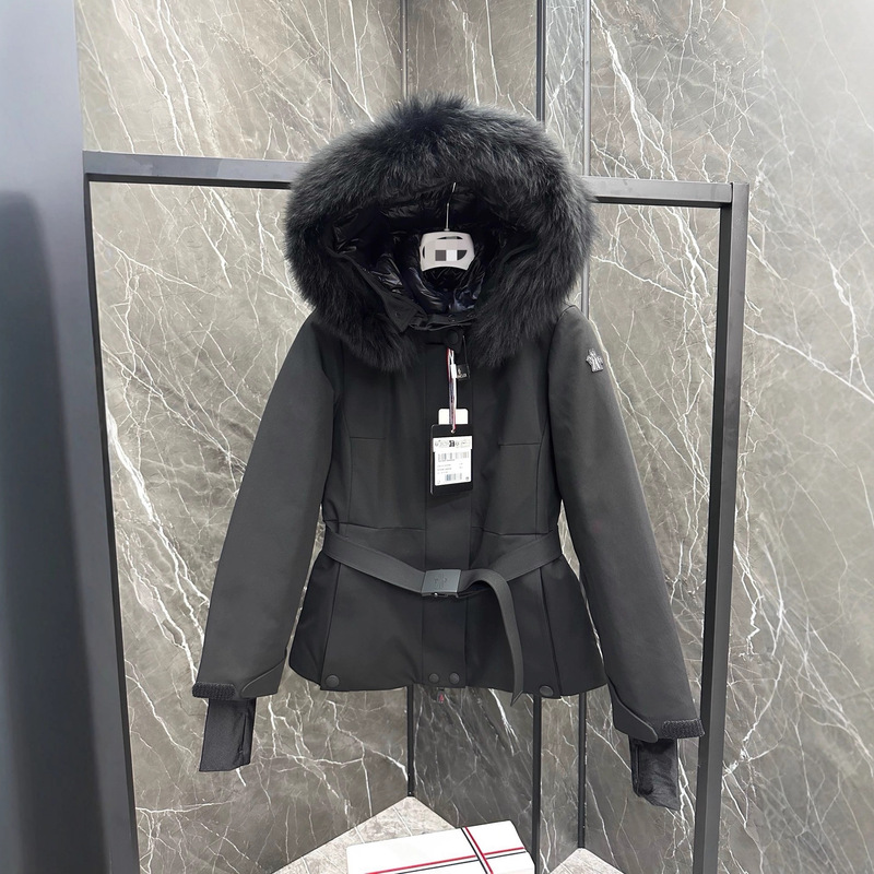 M Mengjia High Version Women's Waist-Cinching down Jacket Outdoor Skiing Large Fur Collar Waterproof Jacket Same Style as Yang Mi M Mengjia High Version Women's Waist-Cinching down Jacket Outdoor Skiing Large Fur Collar Waterproof Jacket Same Style as Yang Mi