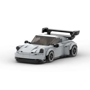 Cross-Border Hot Sale Moc-176996 Porsche 911 Rwb Compatible Lego DIY Kidsren's Building Block Set