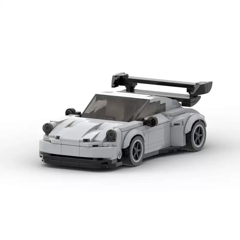 Лего, детский конструктор, набор, Porsche, ручная работа
