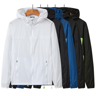 Beijia Same Style Summer New Outdoor Casual Sports Sun Protection Skin Jacket for Men and Women Couples, Two-Way Stretch Jacket