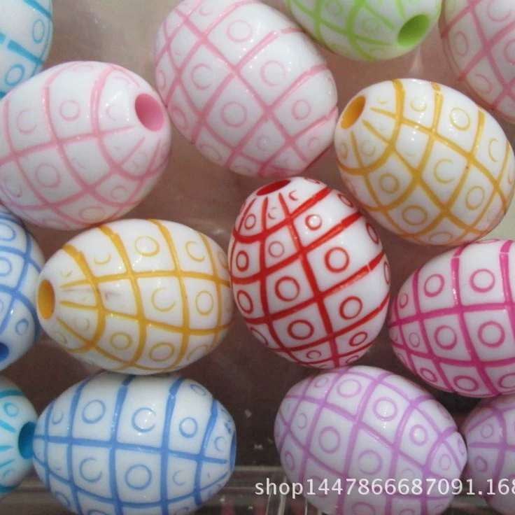Round beads, acrylic accessory, children's accessories, wholesale