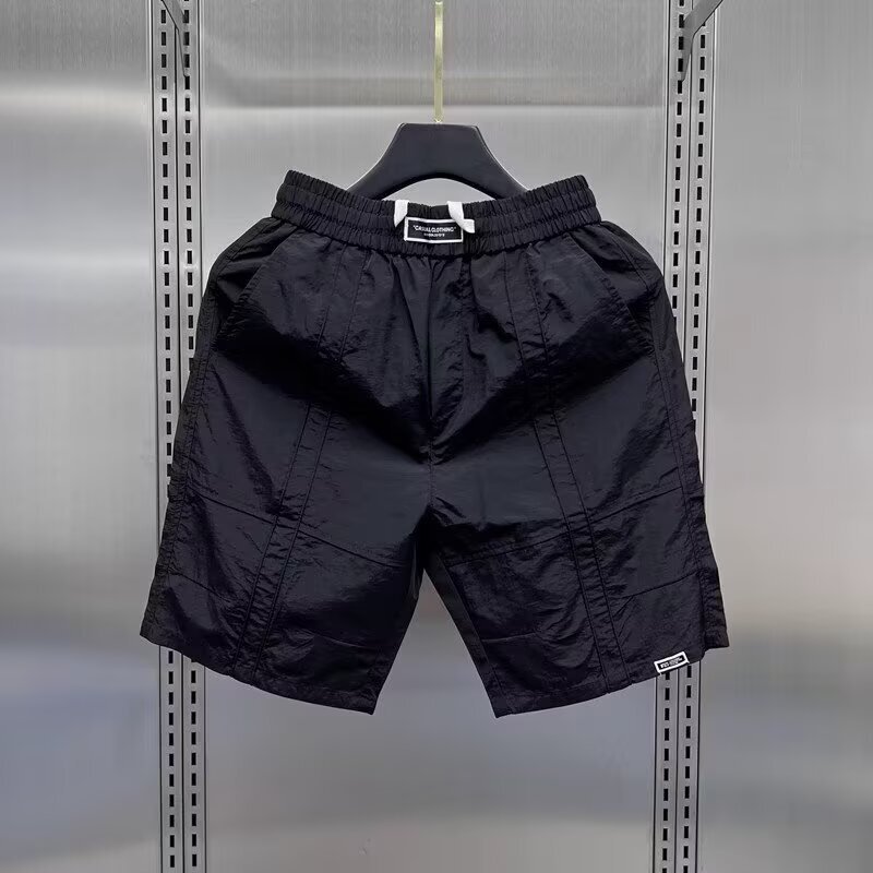 Quick-Dry Work Shorts 2026 Summer Thin Trendy Brand Loose Sports Casual Shorts Youth Cool Beach Shorts