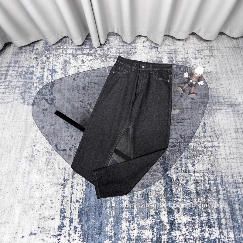 2025 Autumn [Evisu Fortune God] Spring and Autumn Men's Embroidered Denim Trousers Heavy Craft Embroidery