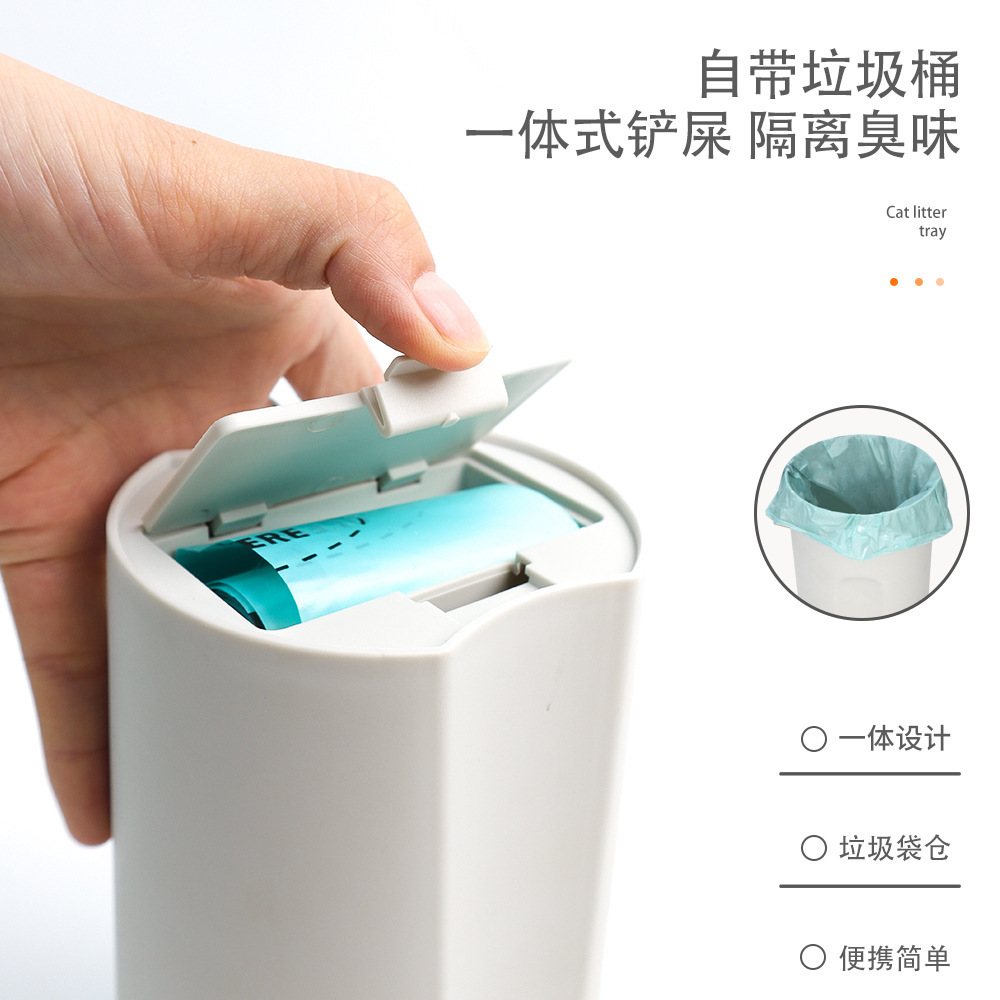Patio de arena para gatos de mascotas desmontable integral de gran capacidad para enviar bolsas de basura domésticas de artilharia para gatos y artículos para gatos