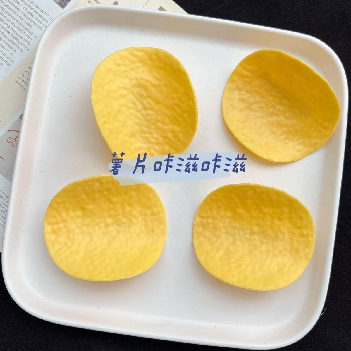 Simulation Potato Chips Hairpin Ins Cartoon Headwear Cute Girl Student Duckbill Creative Stall Wholesale Funny Fun