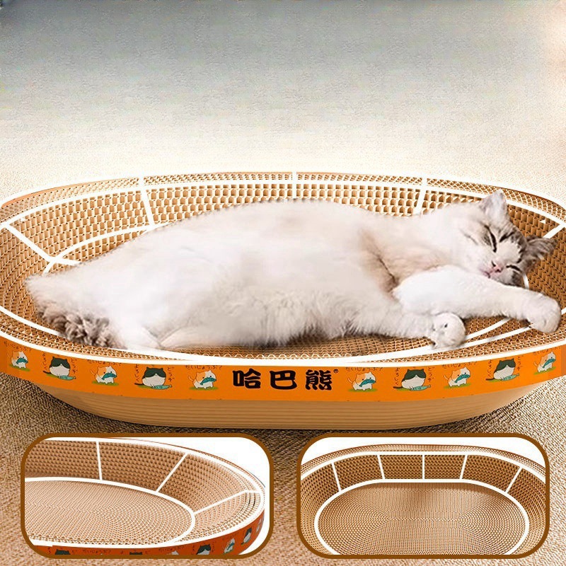 Junta de agarre para gatos, anillo de gato, placa de garra de gato, oval, gran tamaño, resistencia al desgaste.