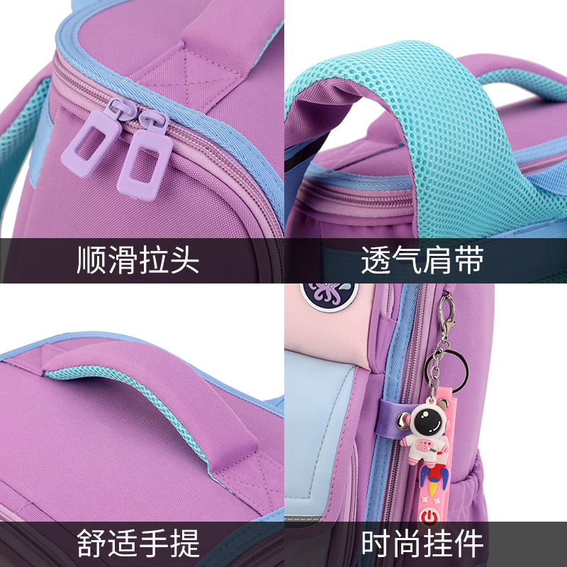 Mochila escolar de gran capacidad para niños y niñas, mochila escolar resistente a la suciedad, 6 - 12 años de edad, bolsas escolares