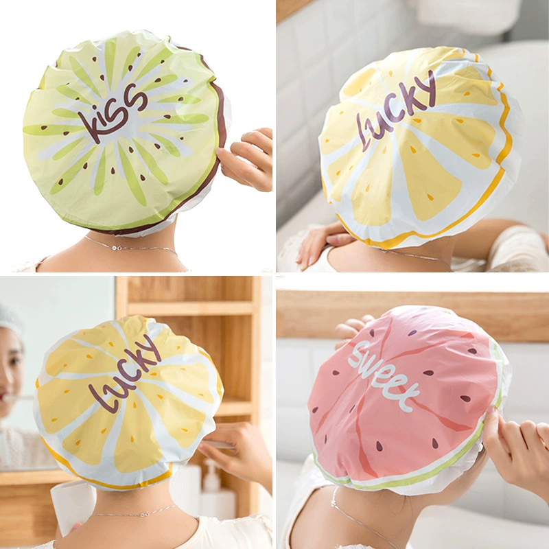 Водонепроницаемый shower cap для взрослых, милый шлем