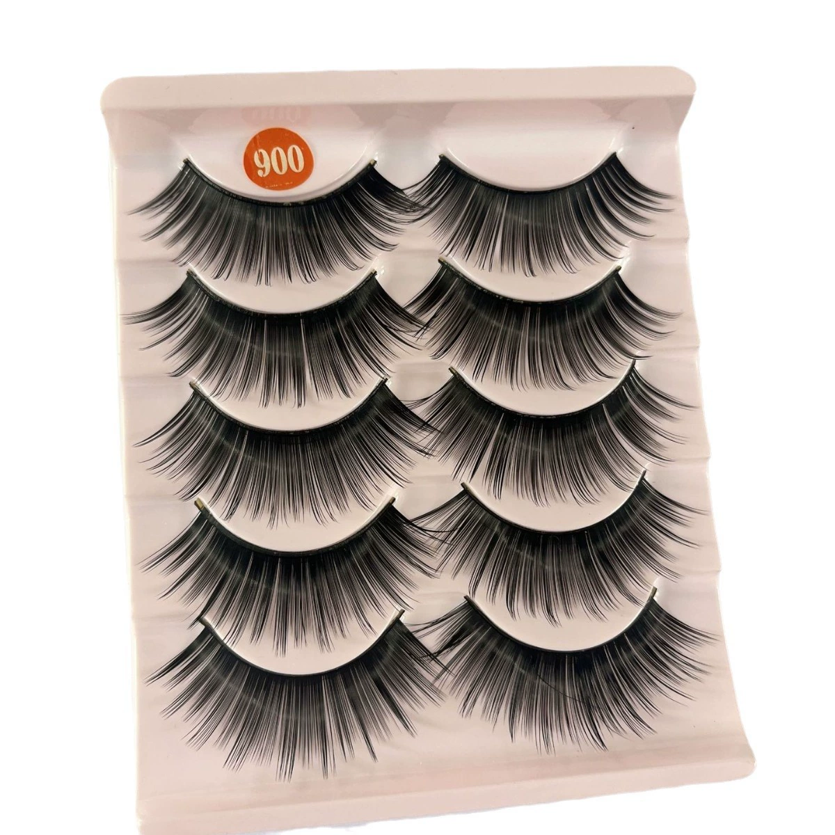 Плотные наlashes, 5 пар, европейский стиль