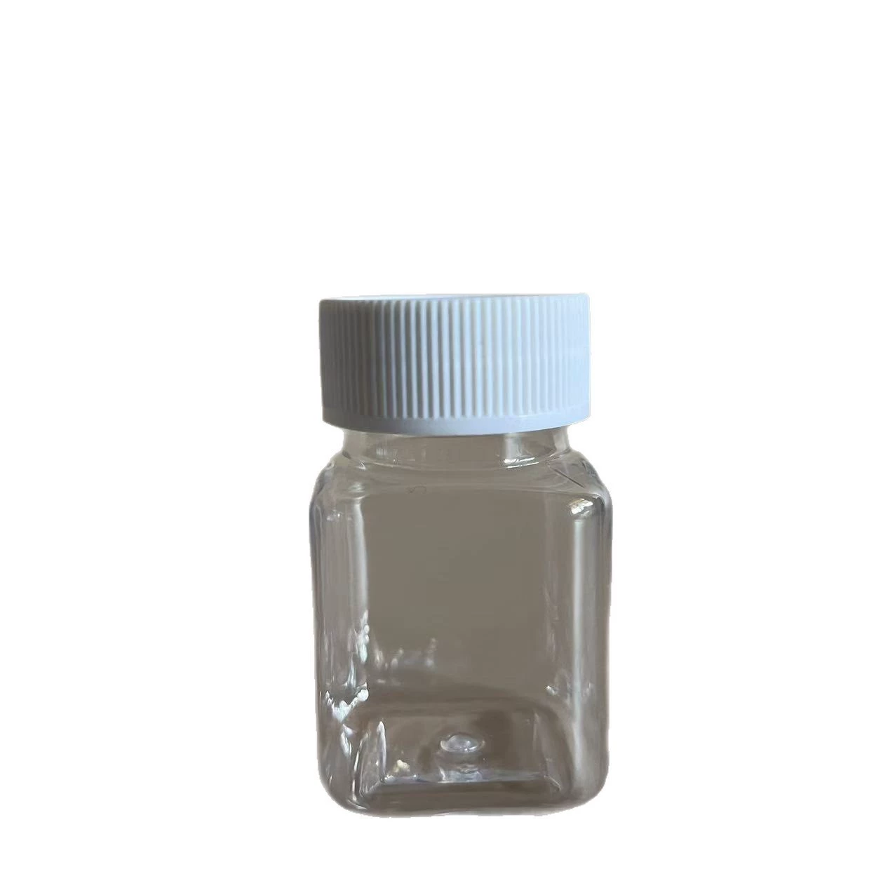 Container, square transparent capacious storage system, 30 ml, 50 ml