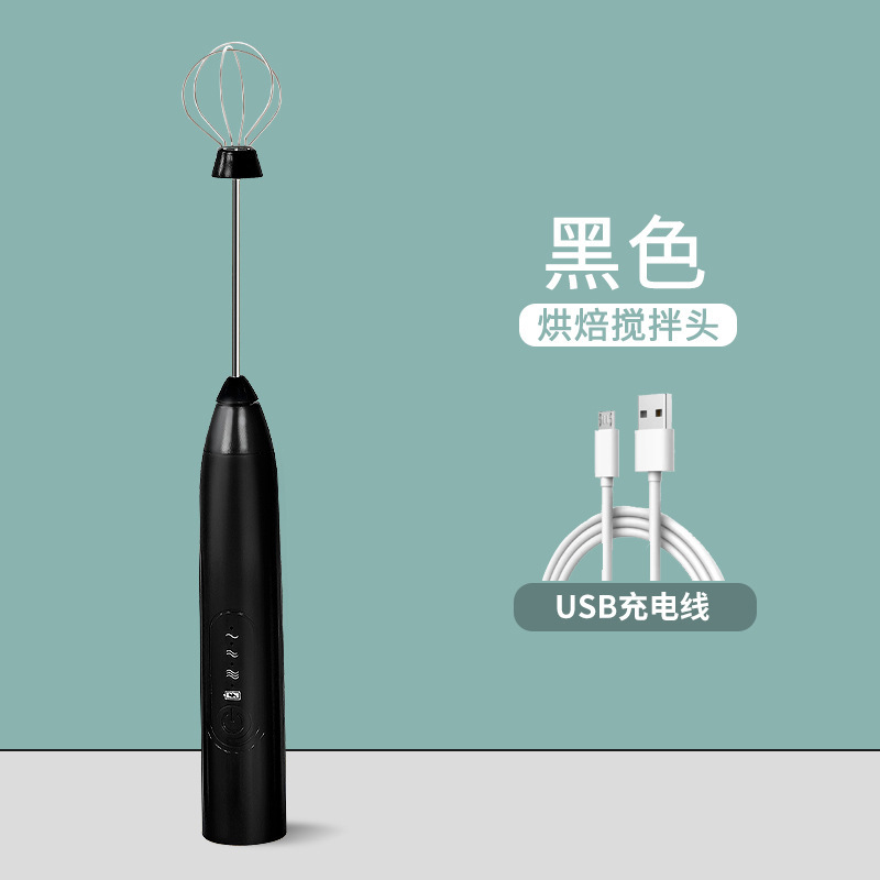 Eléctrico inalámbrico eggbeater licuadora pequeña de mano CARGA AUTOMÁTICA huevo blanco pastel crema entrega envío gratis