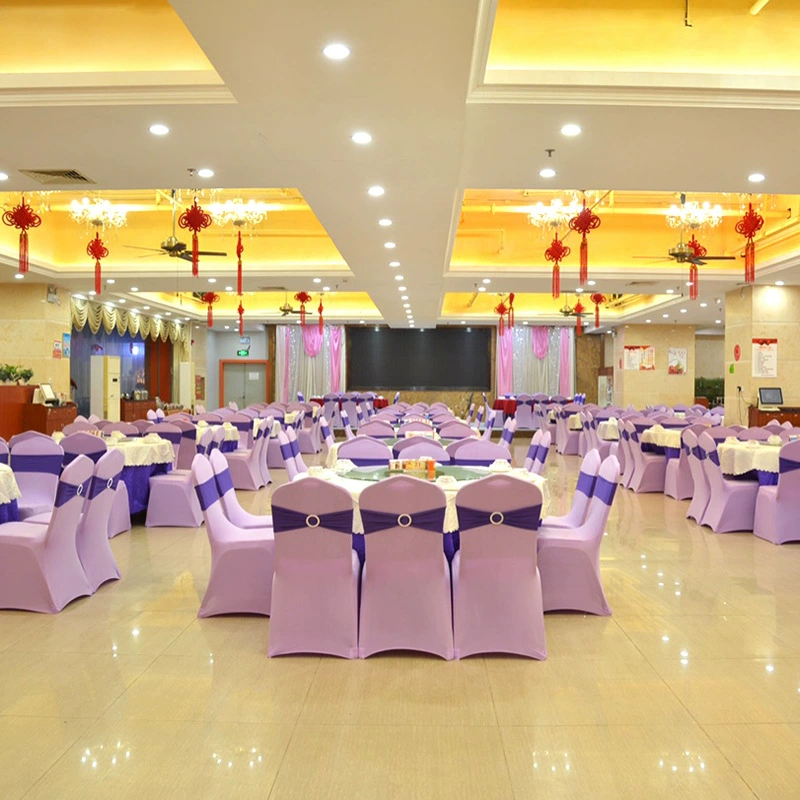 Hotel banquet all -inclusive chair hood thickened consecutive spandex dining chair suit wedding conference elastic chair sleeve wholesale
