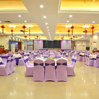 Hotel banquet all -inclusive chair hood thickened consecutive spandex dining chair suit wedding conference elastic chair sleeve wholesale